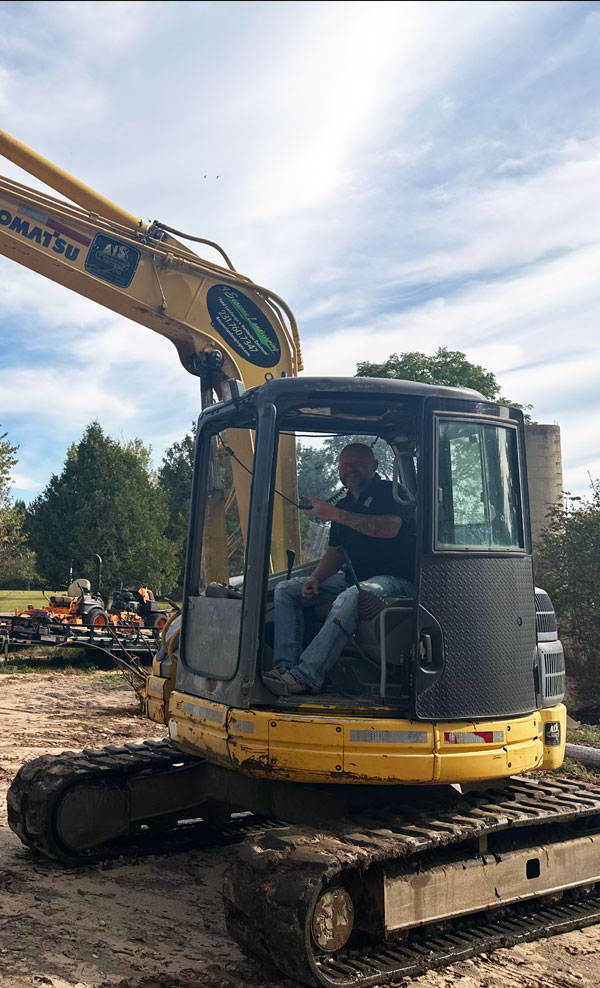 Ralph - owner of 4 Seasons Landscaping & Excavating